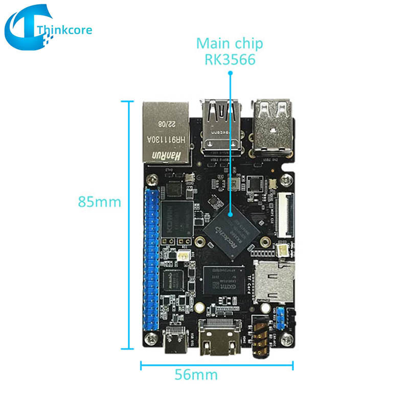 Jednodoskový počítač RK3566 SBC kompatibilný s Raspberry Pi