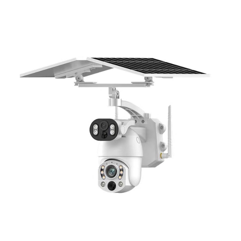 Nepremokavý panoramatický solárny fotoaparát WiFi 4G